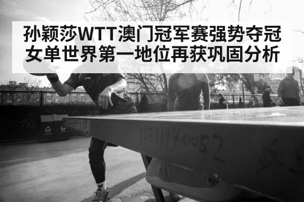 孙颖莎WTT澳门冠军赛强势夺冠 女单世界第一地位再获巩固分析